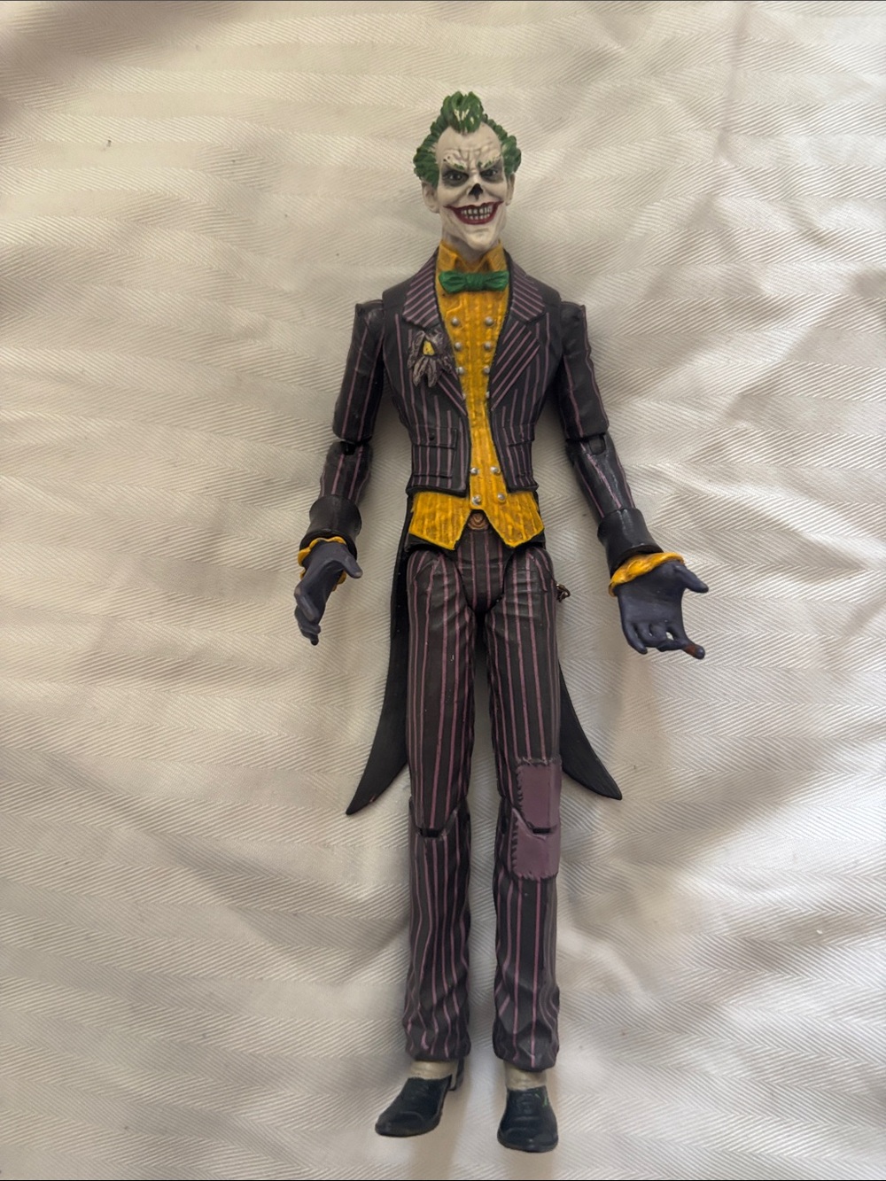 Joker Action Figure - Purple Pinstripe Suit with Yellow Vest